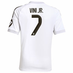 Vini Jr. Real Madrid Youth 2025/26 Home Replica Jersey Discount - White 