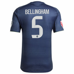 Jude Bellingham Real Madrid 2025/26 Away Player Jersey Discount - Blue 