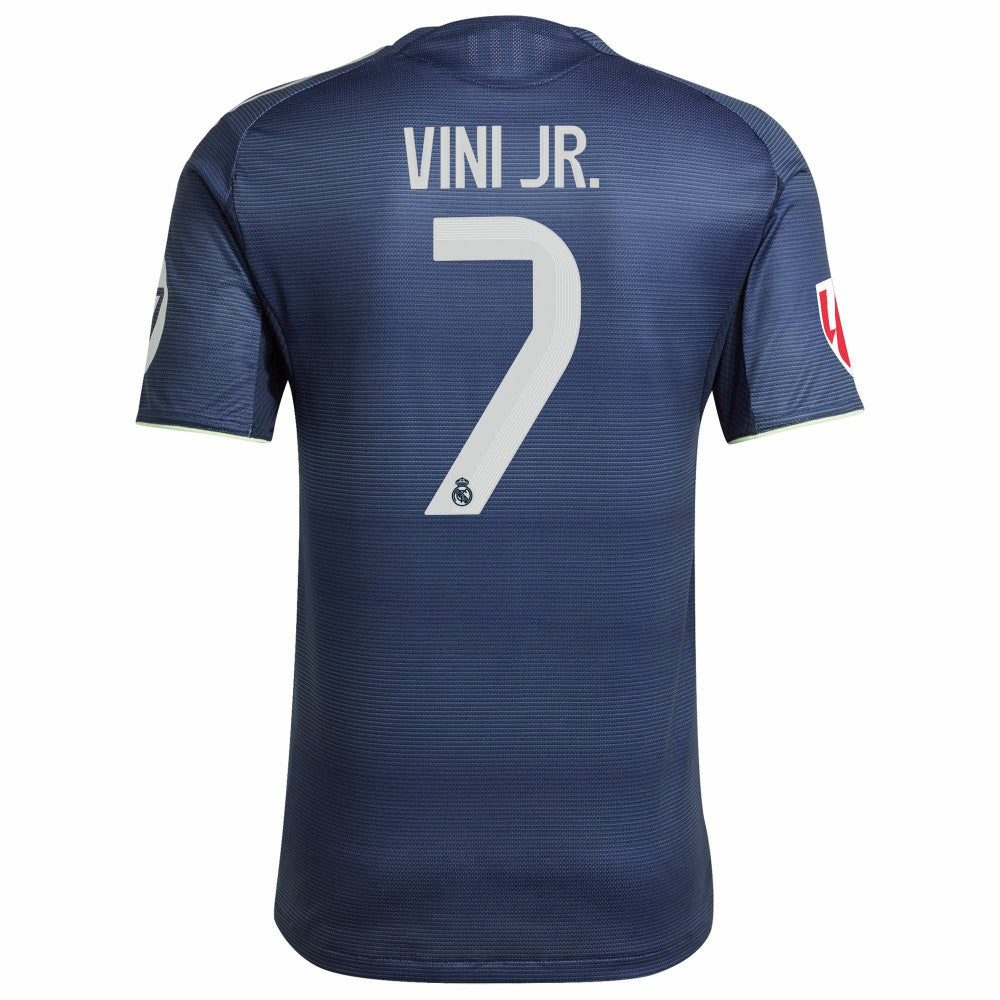 Vini Jr. Real Madrid 2025/26 Away Player Jersey Discount - Blue 