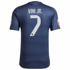 Vini Jr. Real Madrid 2025/26 Away Player Jersey Discount - Blue 