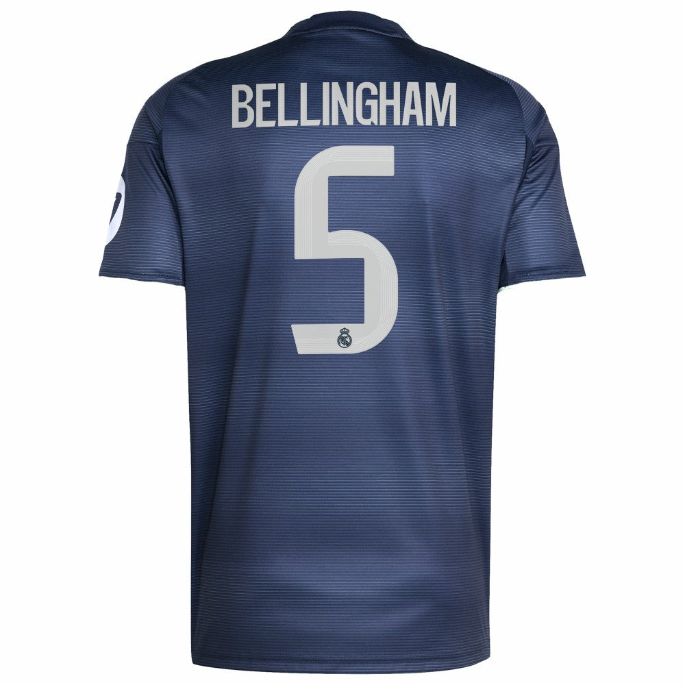 Jude Bellingham Real Madrid 2025/26 Away Replica Player Jersey Discount - Blue 