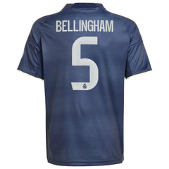 Jude Bellingham Real Madrid Youth 2025/26 Away Replica Player Jersey Discount - Blue 