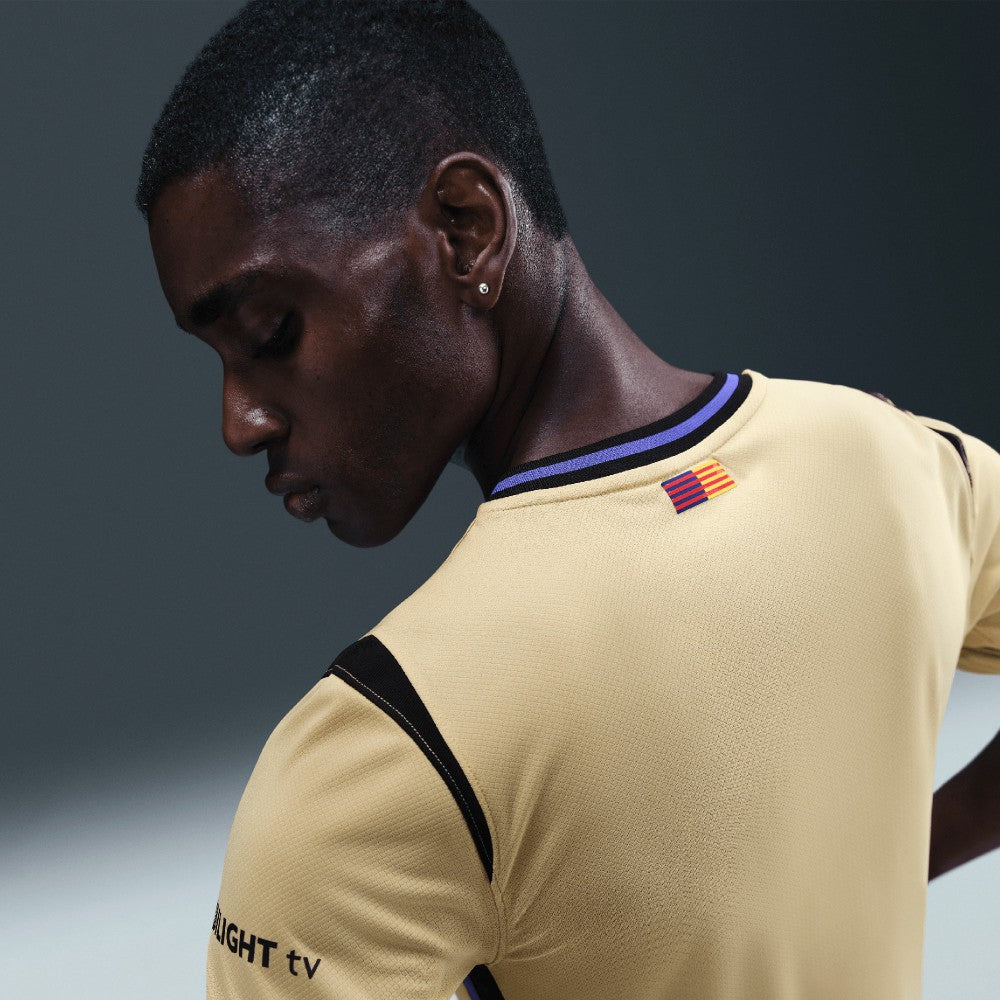 Barcelona 2025/26 Away Stadium Replica Jersey for sale - Gold 