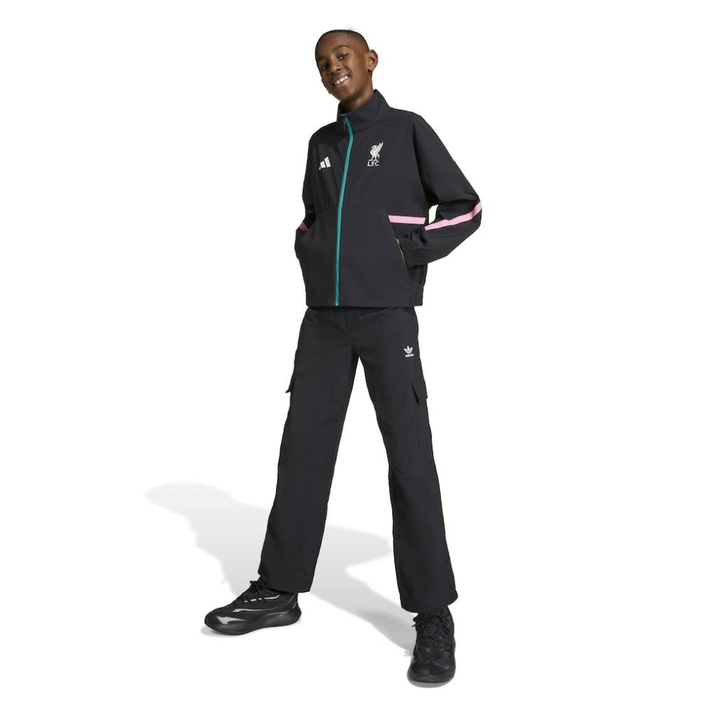 Liverpool Youth 2025/26 Club Anthem Full-Zip Jacket Discount - Black 