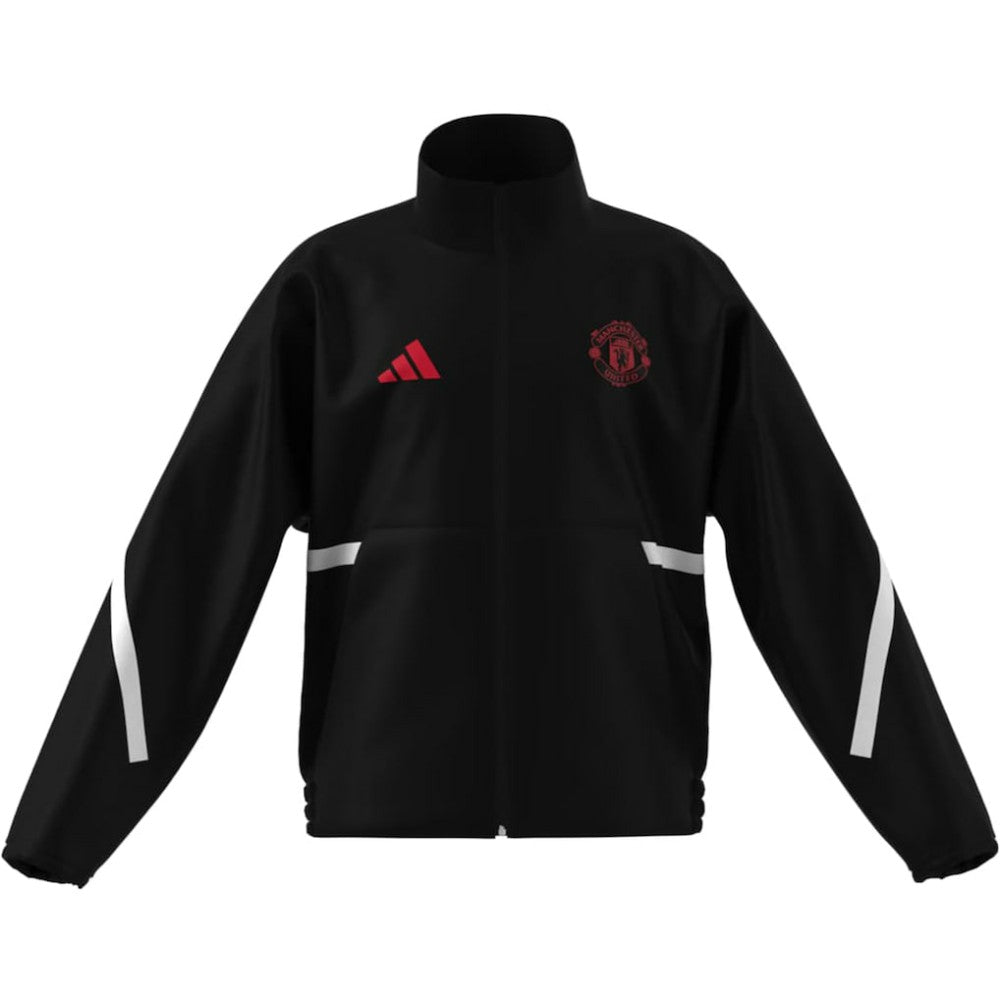 Manchester United Youth 2025/26 Club Anthem Full-Zip Jacket Discount - Black 