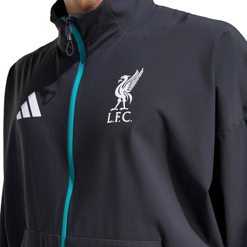 Liverpool 2025/26 Club Anthem Full-Zip Jacket Discount - Black 