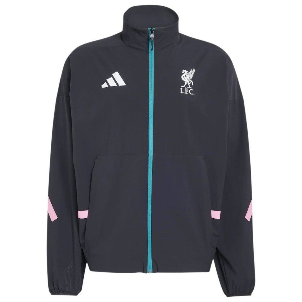 Liverpool 2025/26 Club Anthem Full-Zip Jacket Discount - Black 
