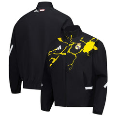 Real Madrid x Marvel Anthem Full-Zip Jacket Discount - Black 