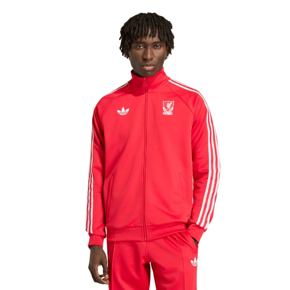 Liverpool Originals Culturewear Full-Zip Track Jacket Discount - Red 