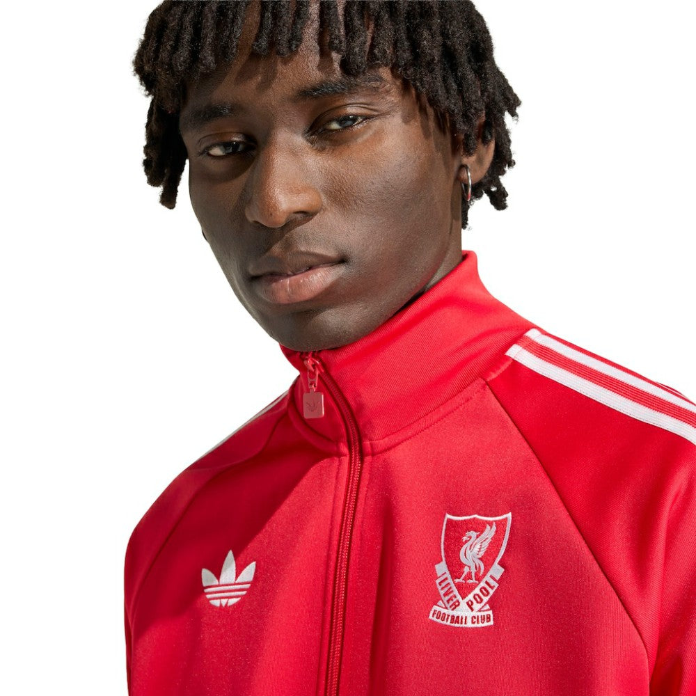 Liverpool Originals Culturewear Full-Zip Track Jacket Discount - Red 
