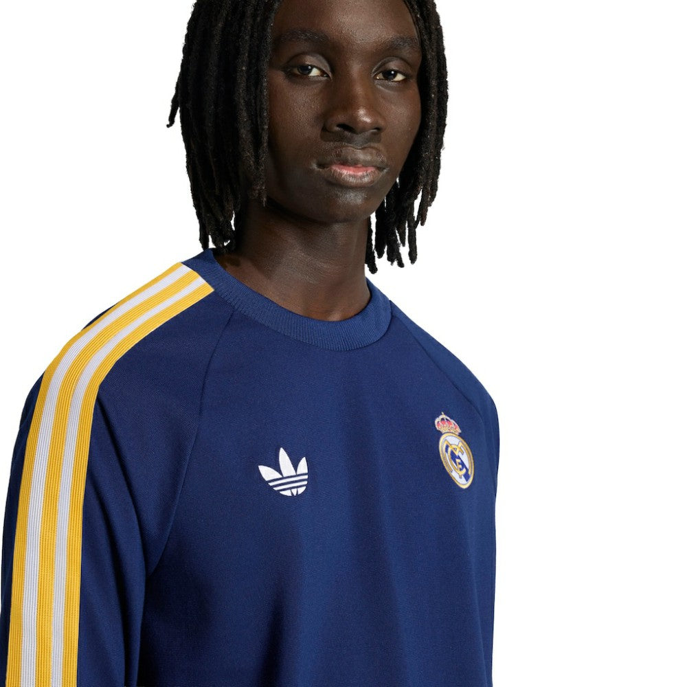 Real Madrid Originals Culturewear Originals Long Sleeve T-Shirt Discount - Navy 