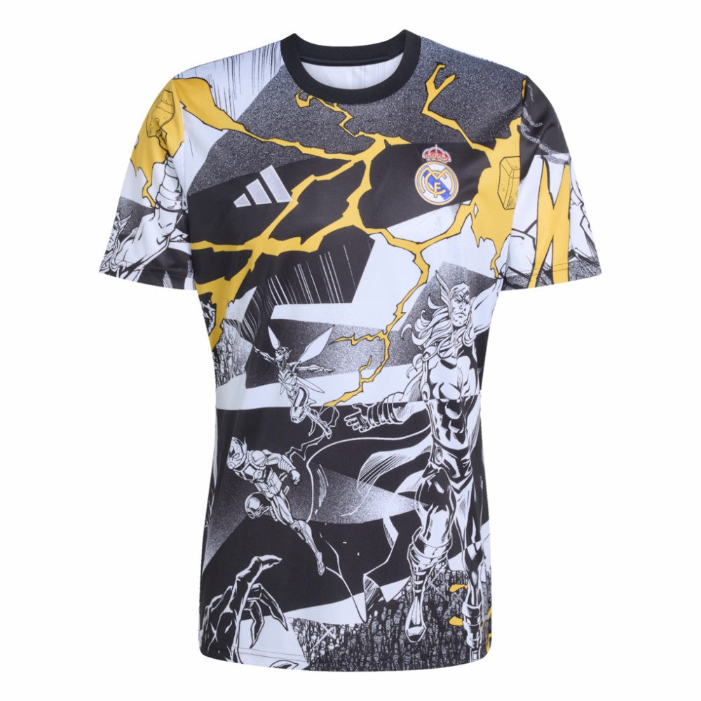 Real Madrid x Marvel AEROREADY 2025/26 Pre-Match Top Discount - White 
