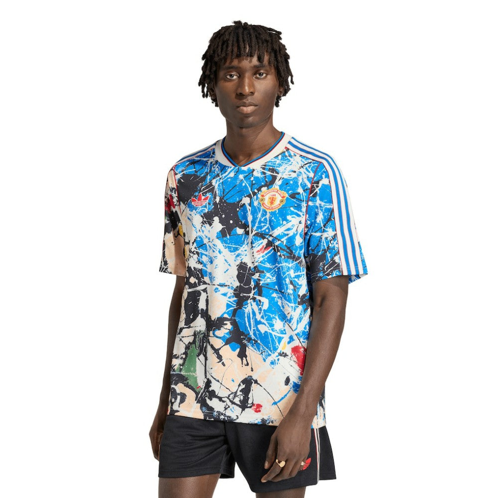 Manchester United X Stone Roses Replica Jersey Discount - Blue 
