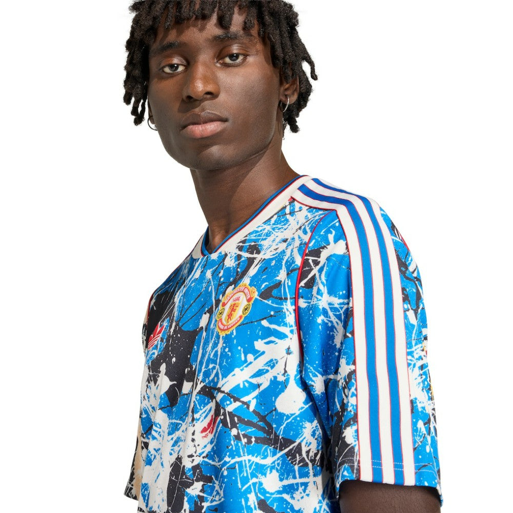 Manchester United X Stone Roses Replica Jersey Discount - Blue 