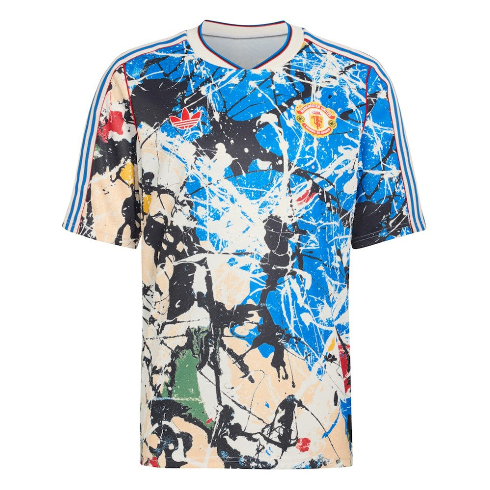Manchester United X Stone Roses Replica Jersey Discount - Blue 