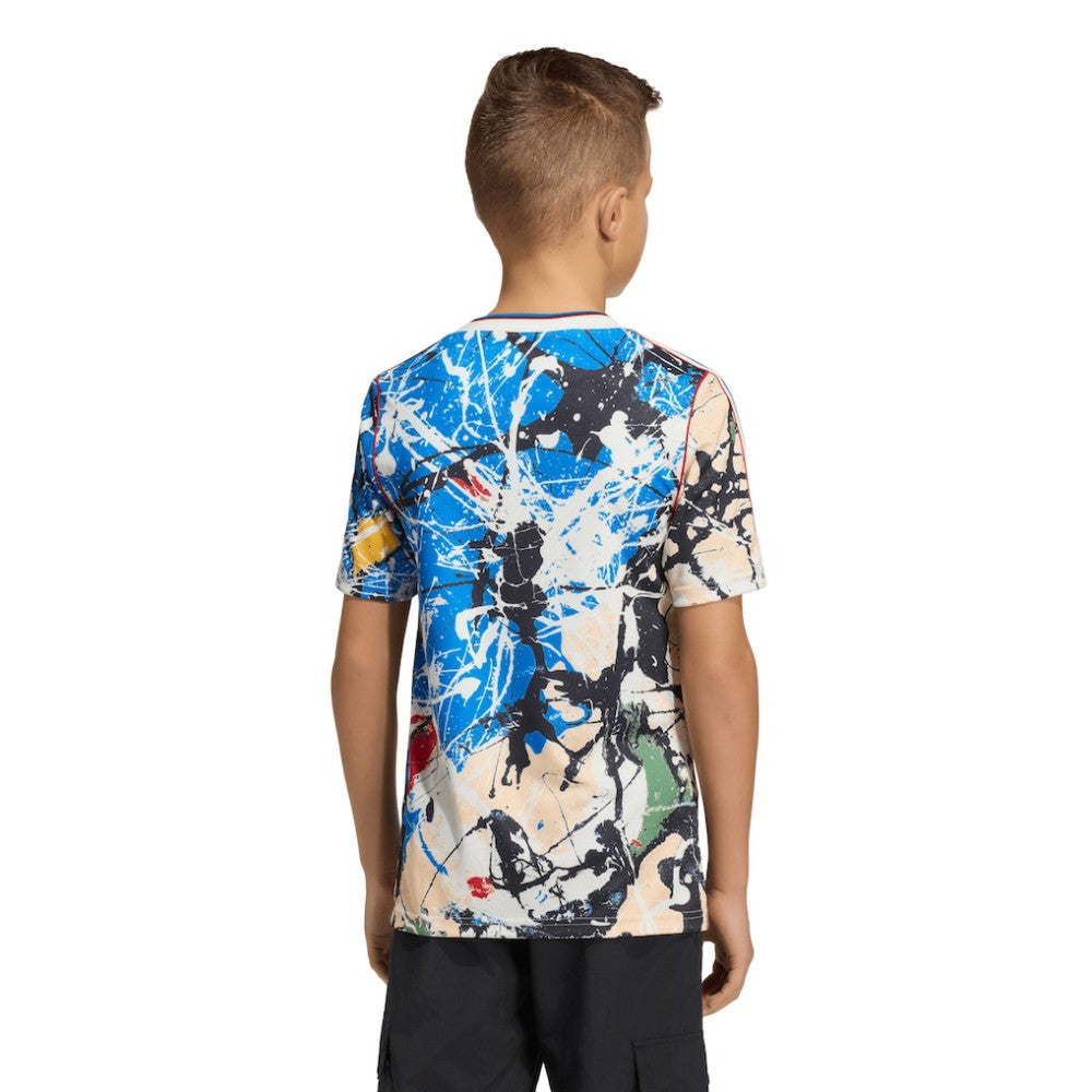 Manchester United X Stone Roses Youth Replica Jersey Discount - Blue 