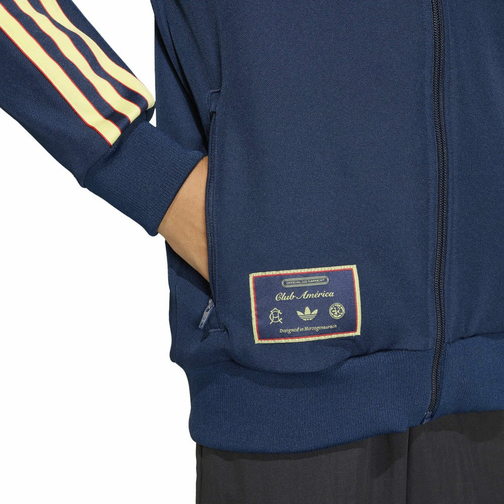 Club America Youth Terrace Icons Full-Zip Track Top Discount - Navy 
