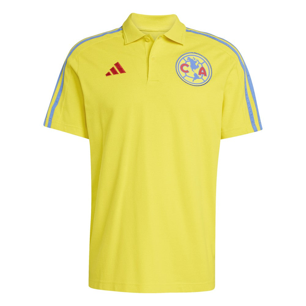 Club America 2025/26 DNA Alphaskin Polo Discount - Yellow 