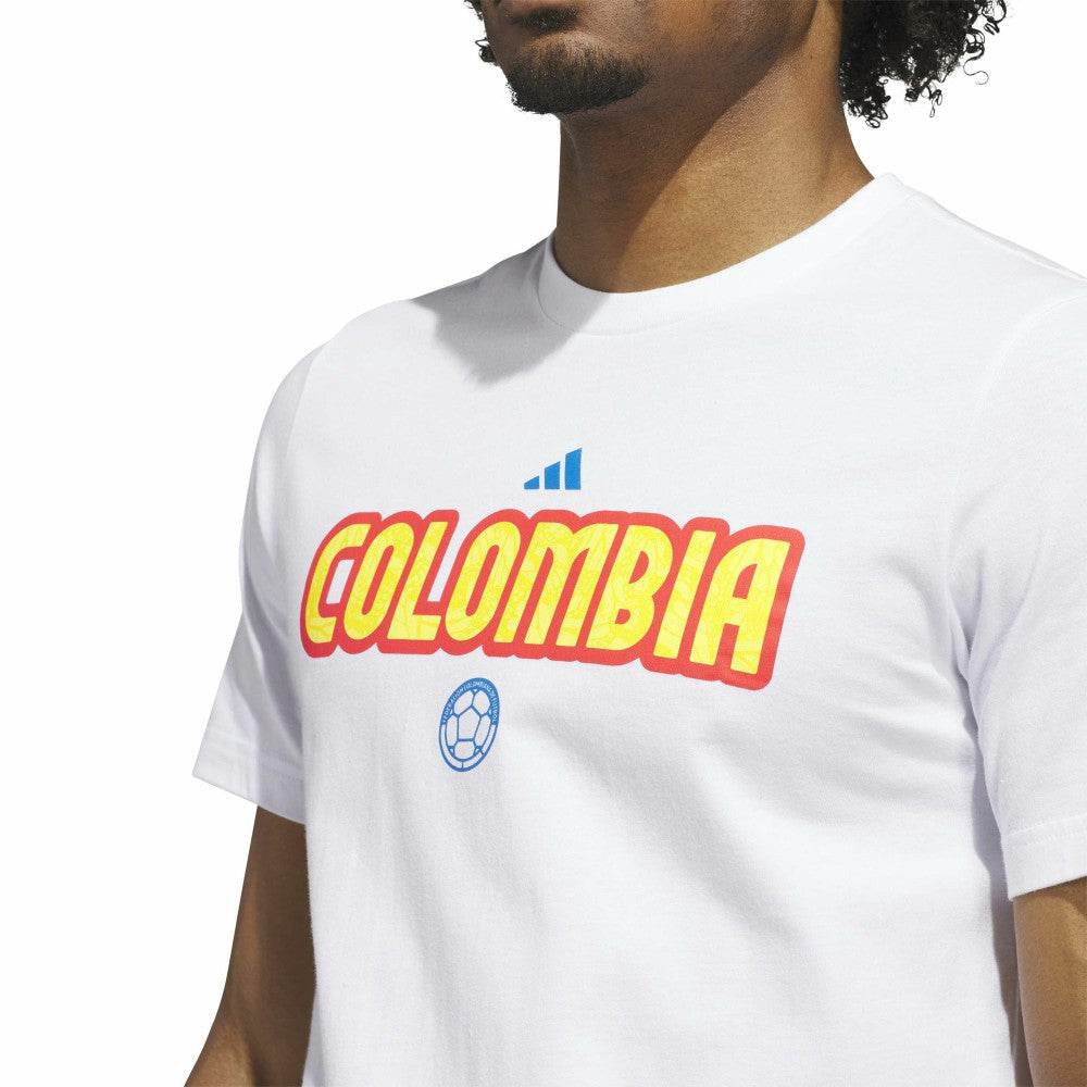 Colombia National Team Jersey Hook T-Shirt for sale - White 