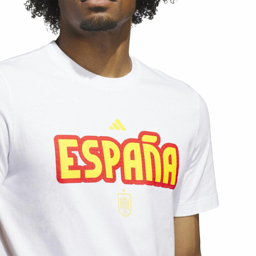 Spain National Team Jersey Hook T-Shirt for sale - White 