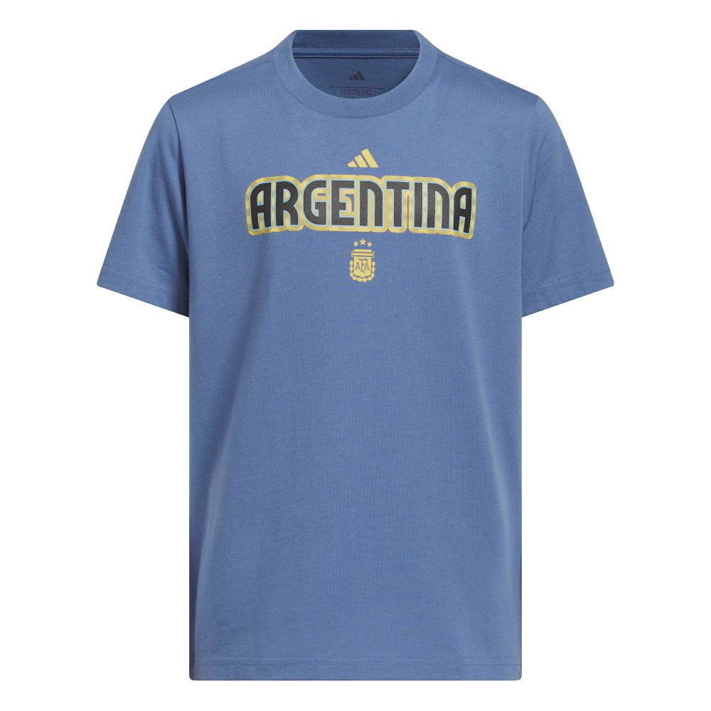 Argentina National Team Youth Jersey Hook T-Shirt for sale - Blue 
