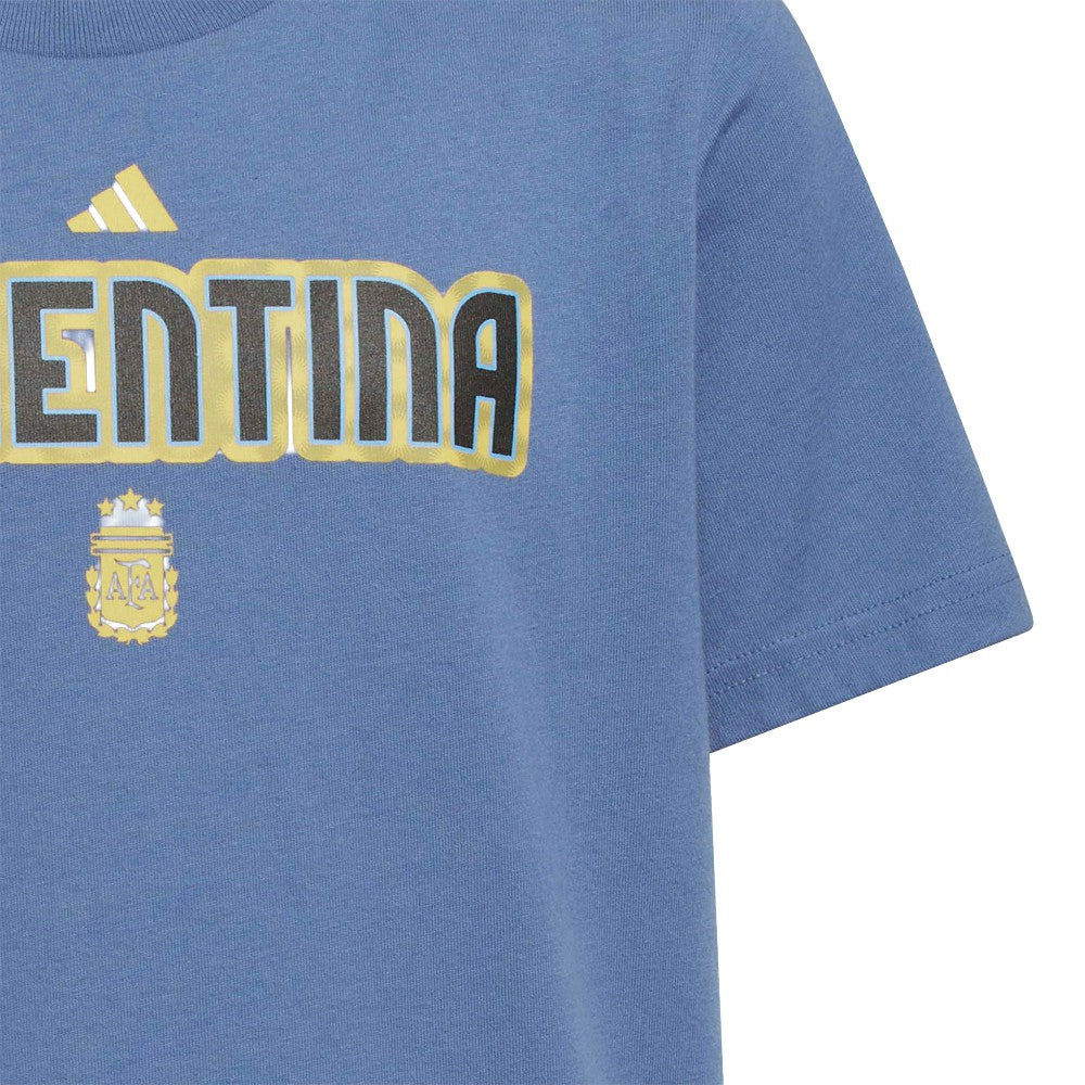Argentina National Team Youth Jersey Hook T-Shirt for sale - Blue 