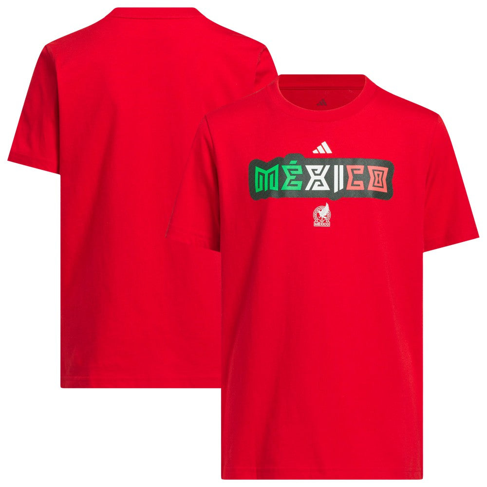 Mexico National Team Youth Jersey Hook T-Shirt for sale - Red 