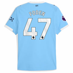 Phil Foden Manchester City 2025/26 Home Player Jersey Discount - Sky Blue 