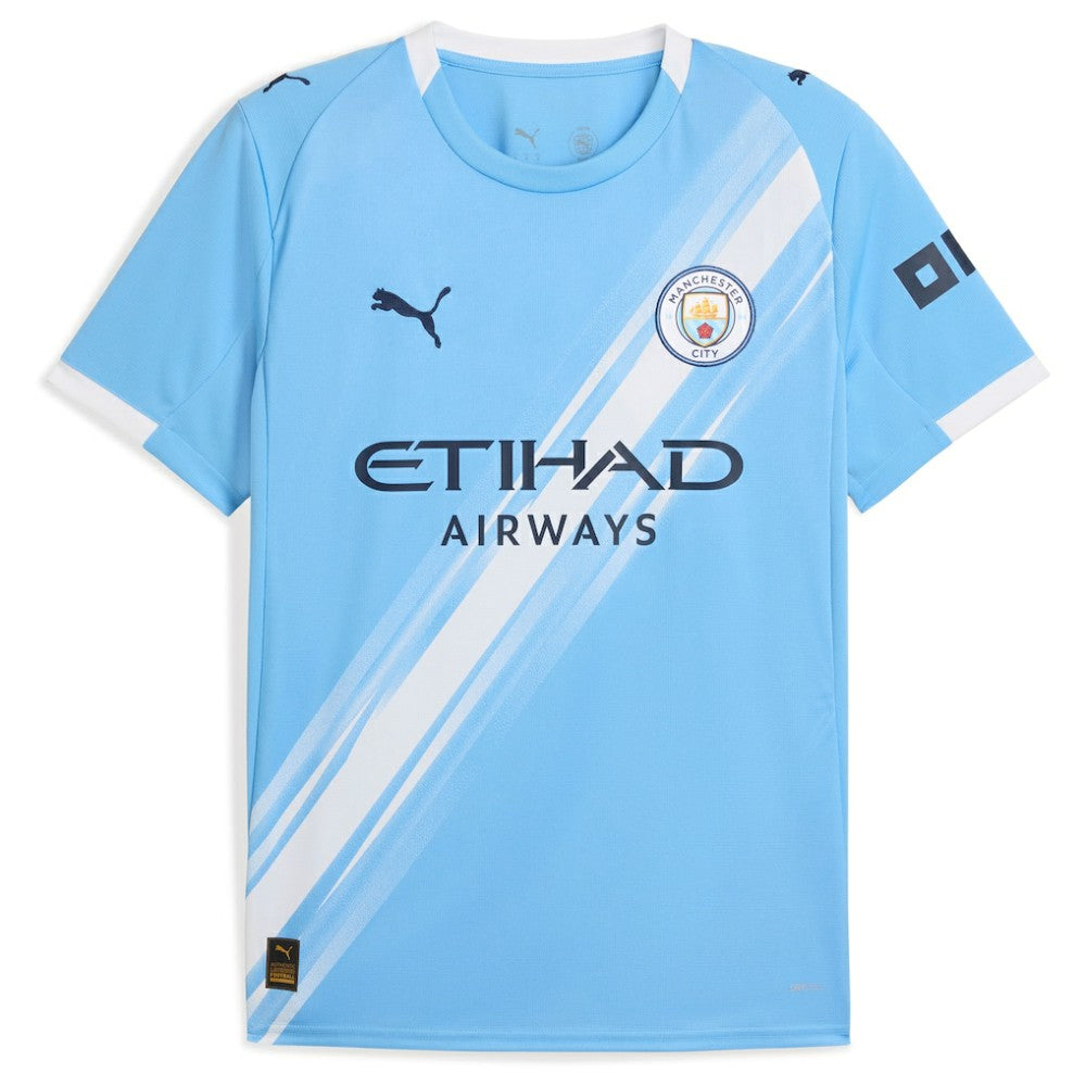 Erling Haaland Manchester City 2025/26 Home Replica Player Jersey Discount - Sky Blue 