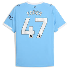 Phil Foden Manchester City 2025/26 Home Replica Player Jersey Discount - Sky Blue 