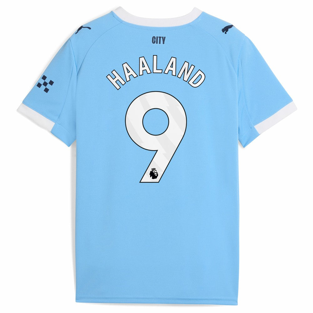 Erling Haaland Manchester City Youth 2025/26 Home Replica Player Jersey for sale - Sky Blue 