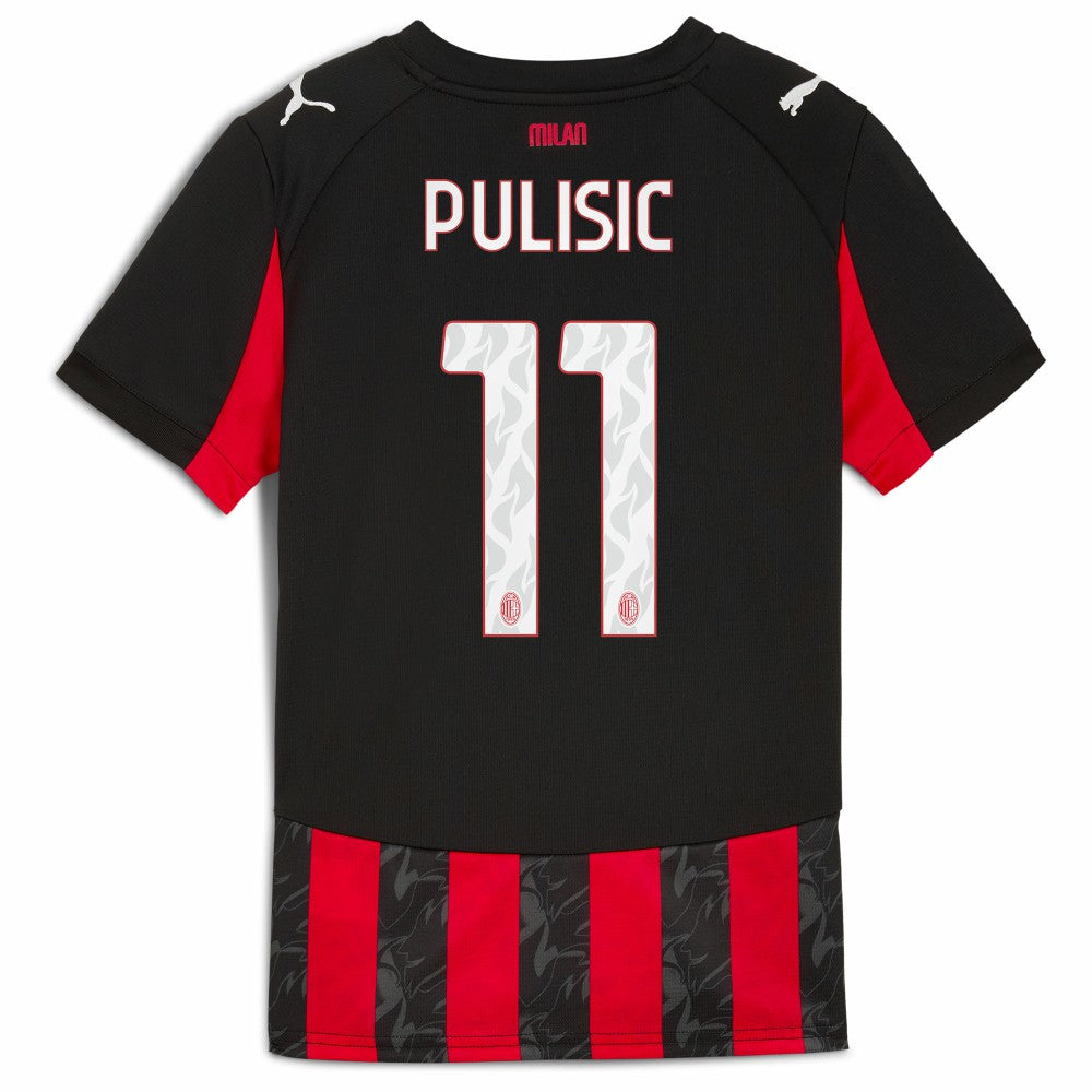Christian Pulisic AC Milan Youth 2025/26 Home Replica Player Jersey on sale - Red 