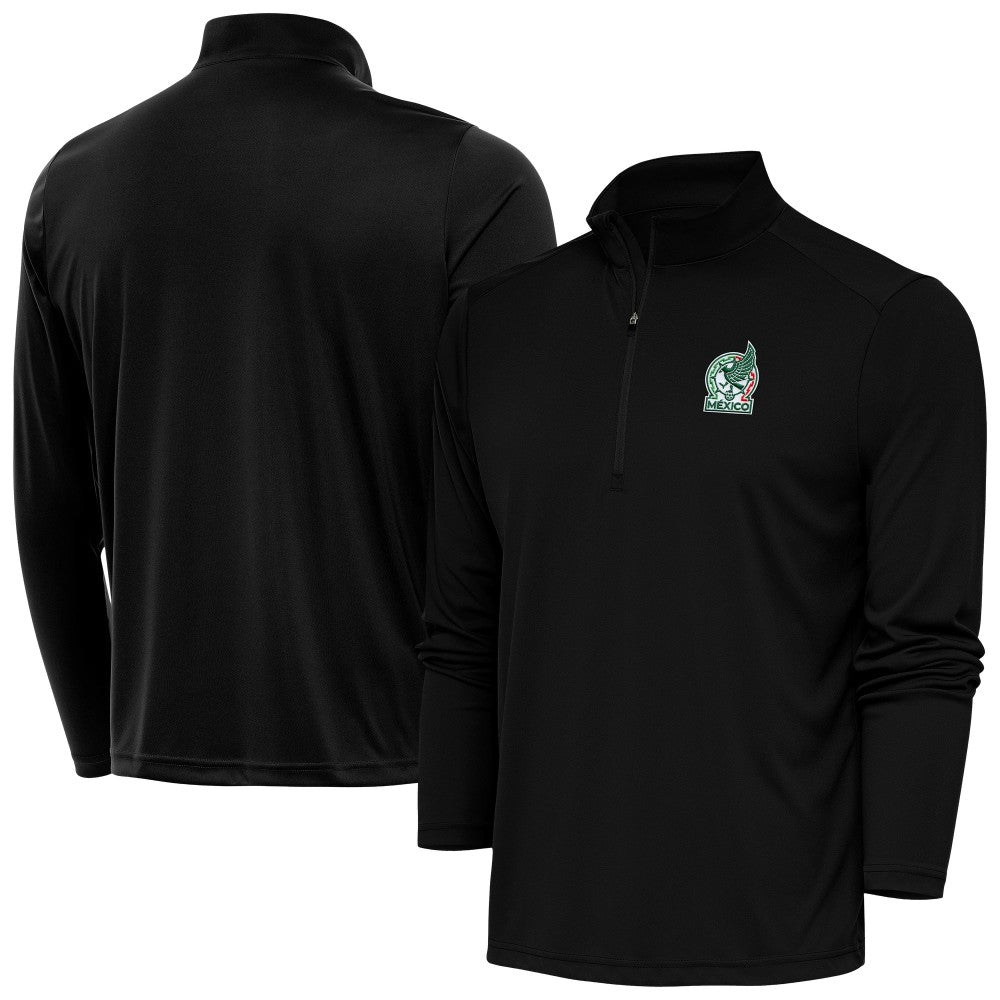 Mexico National Team Antigua Statement Quarter-Zip Pullover for sale - Black 