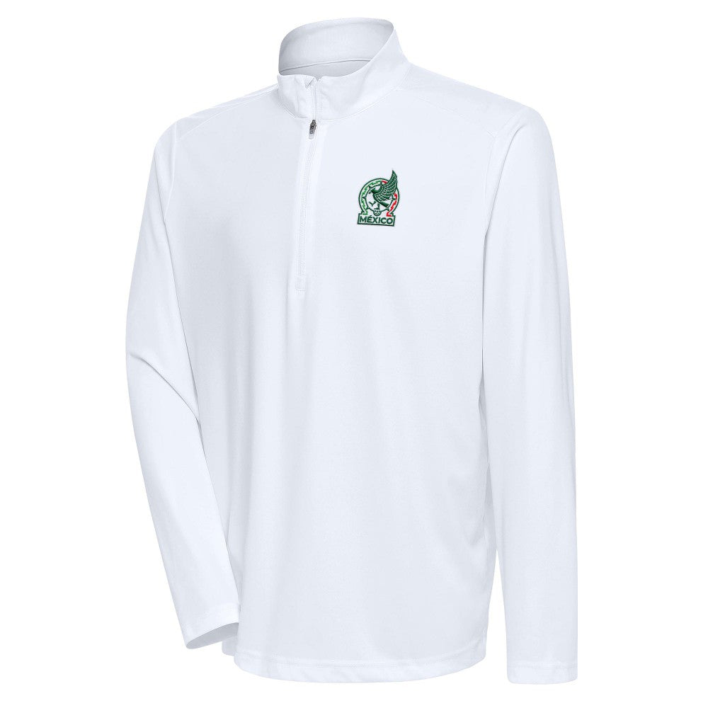 Mexico National Team Antigua Statement Quarter-Zip Pullover for sale - White 