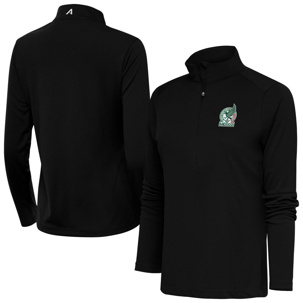 Mexico National Team Antigua Women's Statement Half-Zip Pullover for sale - Black 