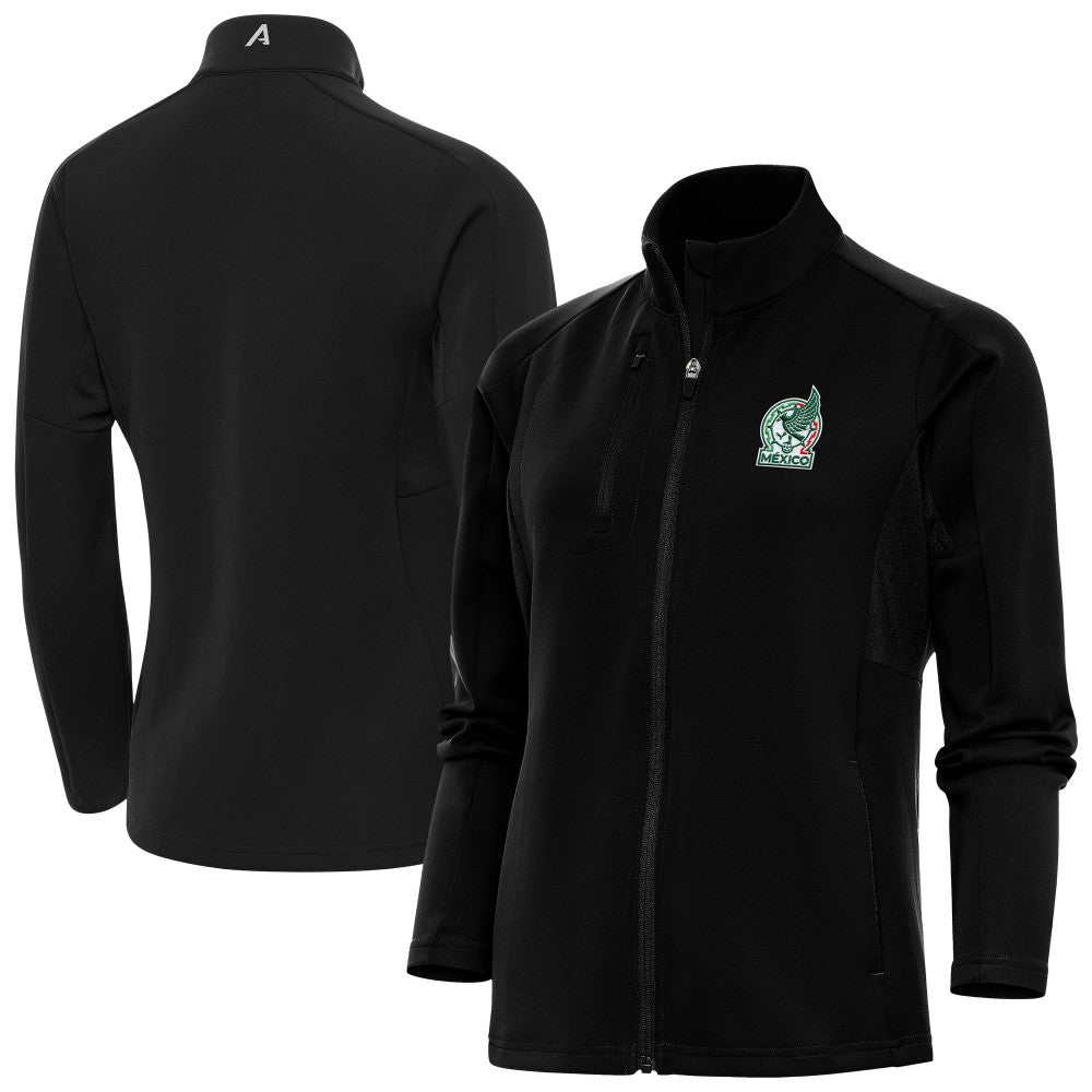 Mexico National Team Antigua Women's Genesis Full-Zip Jacket for sale - Black 