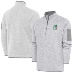 Mexico National Team Antigua Elevate Quarter-Zip Pullover for sale - Heather Gray 