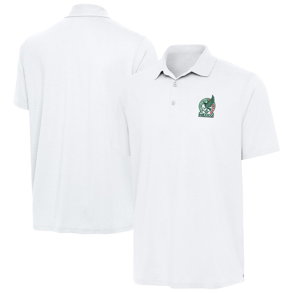 Mexico National Team Antigua Triple Shot Polo for sale - White 