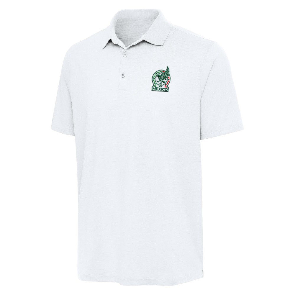 Mexico National Team Antigua Triple Shot Polo for sale - White 