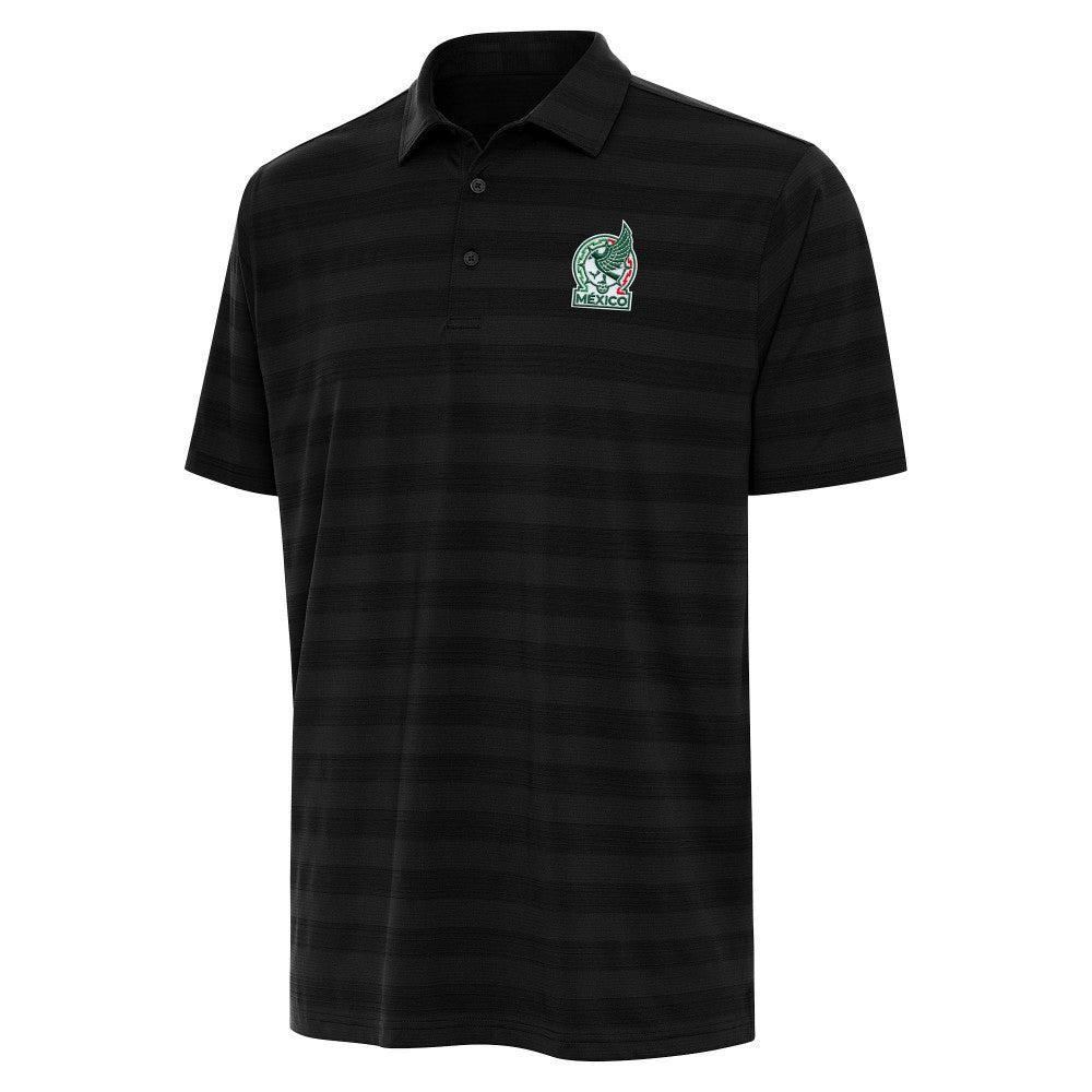Mexico National Team Antigua Channel Polo for sale - Black 