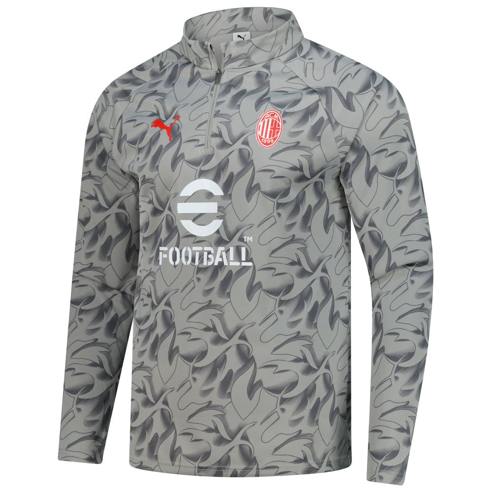 AC Milan 2025/26 Pre-Match dryCell Quarter-Zip Top on sale - Gray 