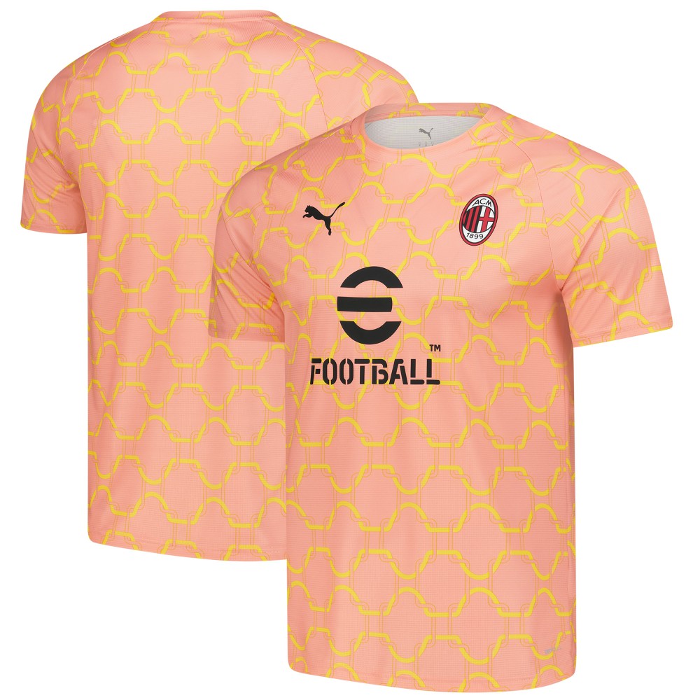 AC Milan 2025/26 Pre-Match dryCell Training Jersey on sale - Light Orange 