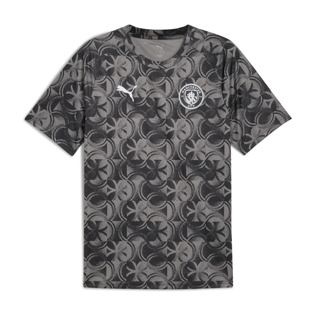 Manchester City 2025/26 Pre-Match Training Jersey Discount - Black 