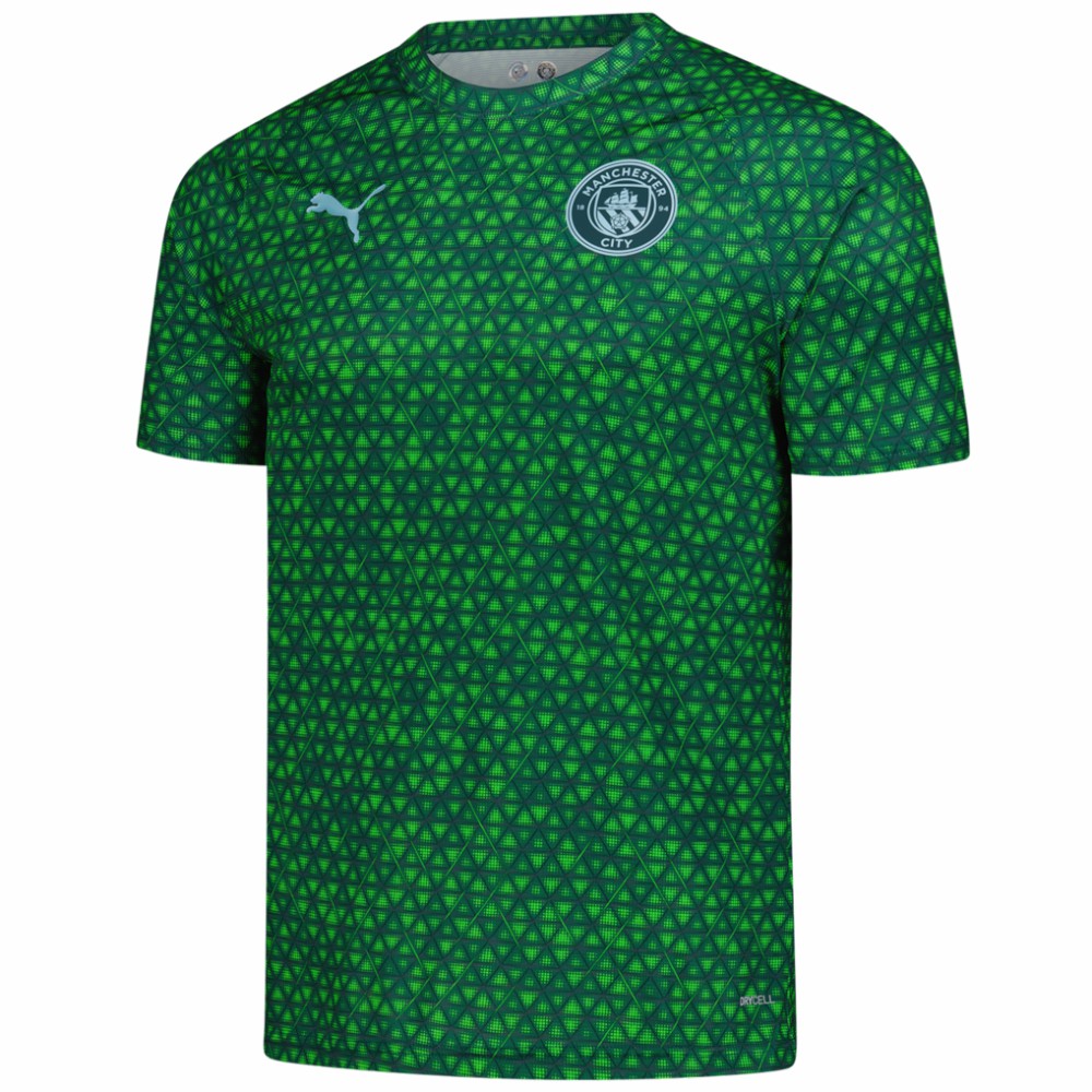 Manchester City 2025/26 Pre-Match Training Jersey Discount - Green 