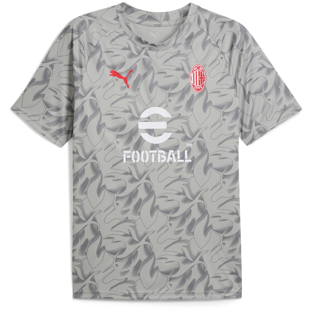 AC Milan 2025/26 Pre-Match Training Jersey on sale - Gray 
