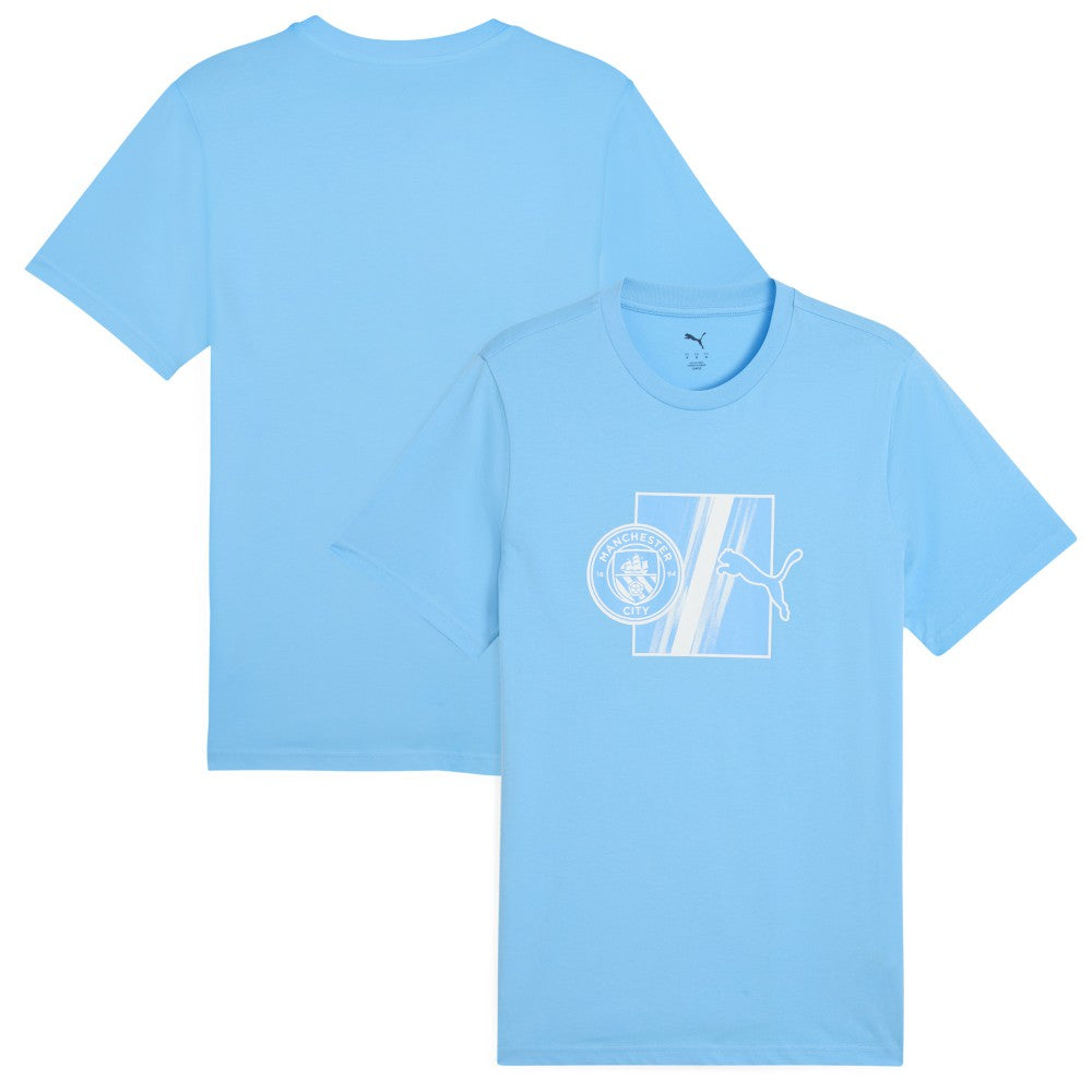 Manchester City ftblCulture T-Shirt Discount - Sky Blue 