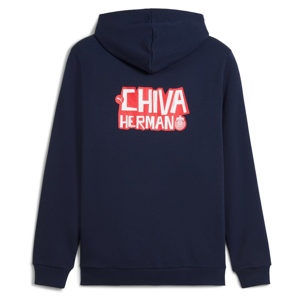Chivas ftblCulture Full-Zip Sweat Hoodie Discount - Navy 