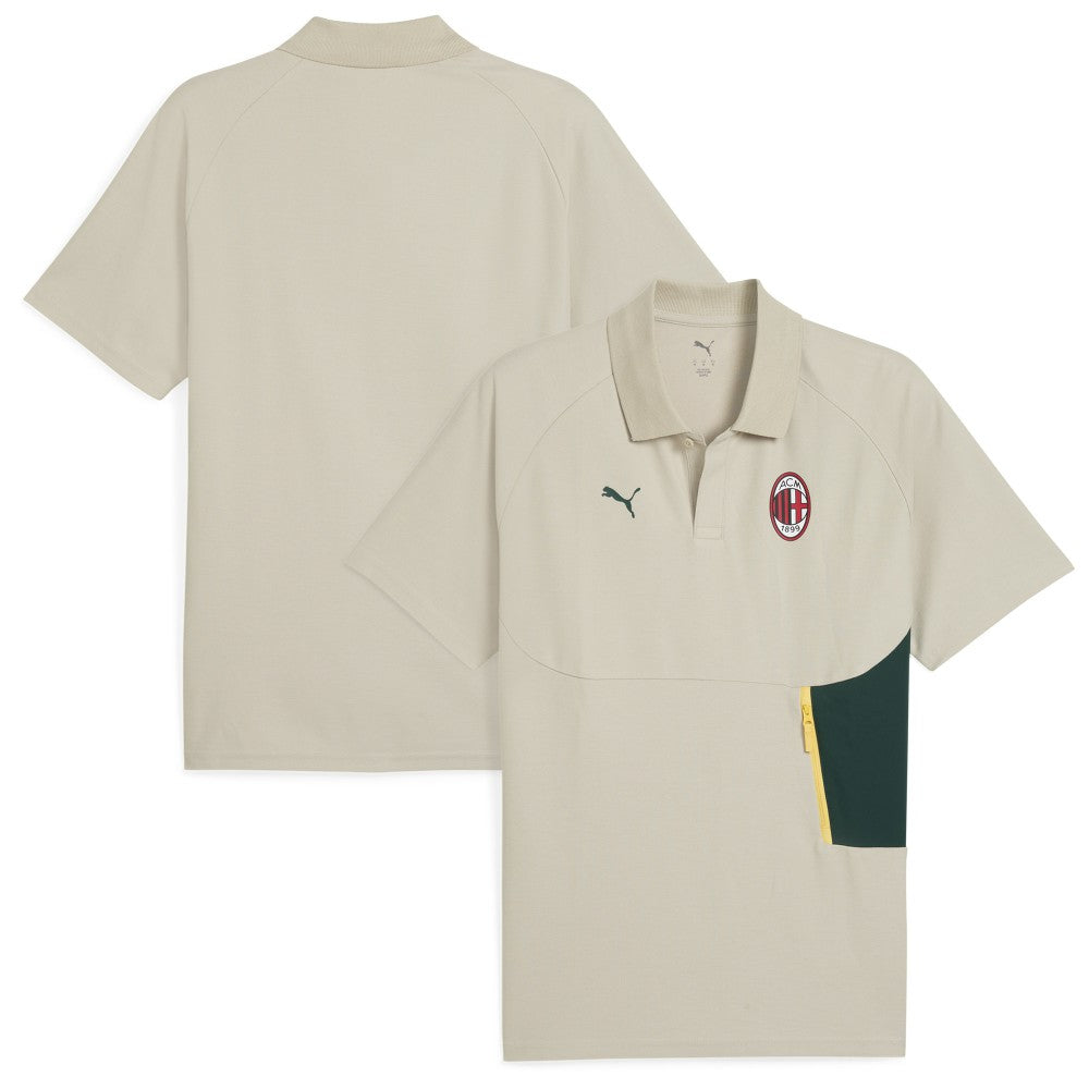 AC Milan Pumatech Polo on sale - Beige 