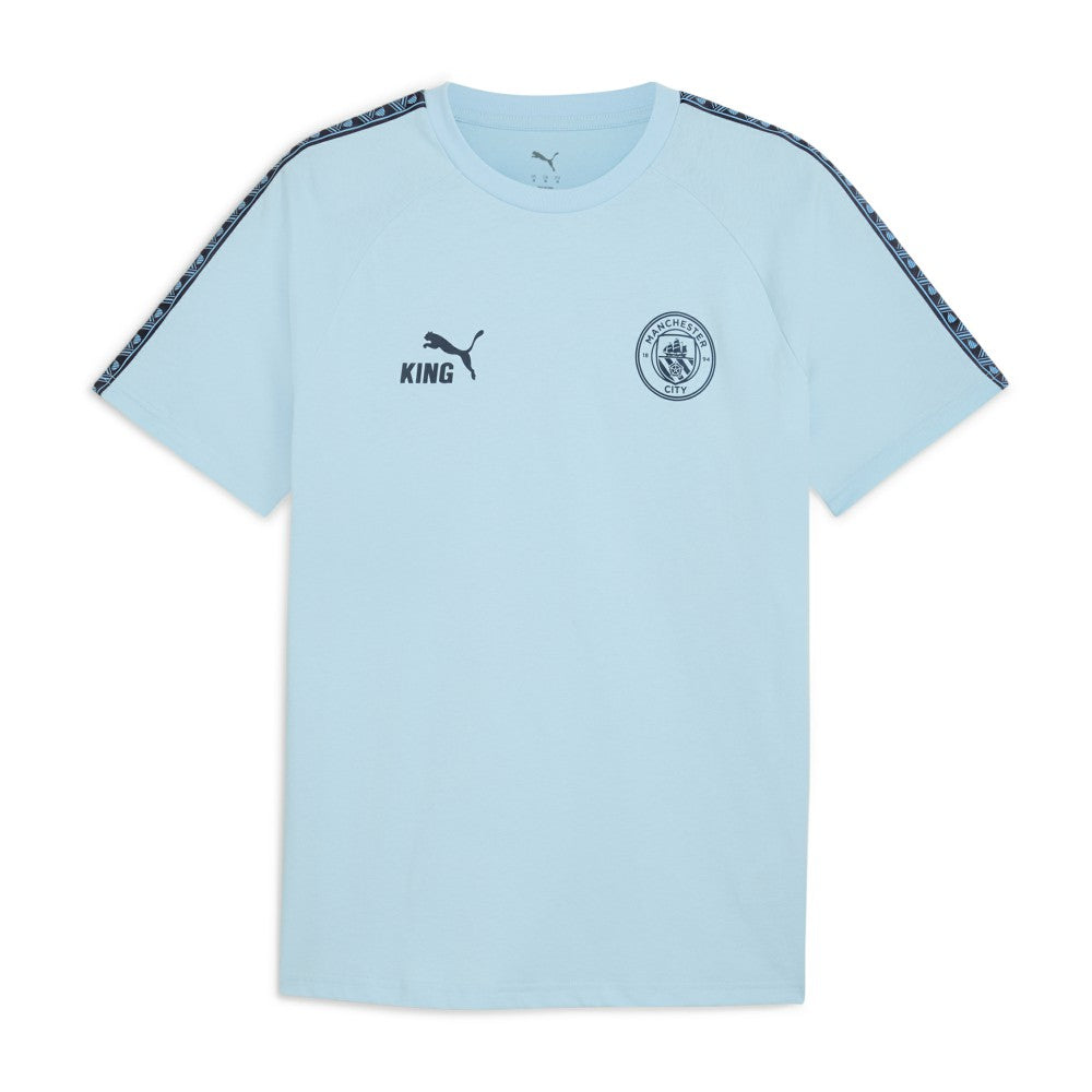 Manchester City King T-Shirt Discount - Light Blue 