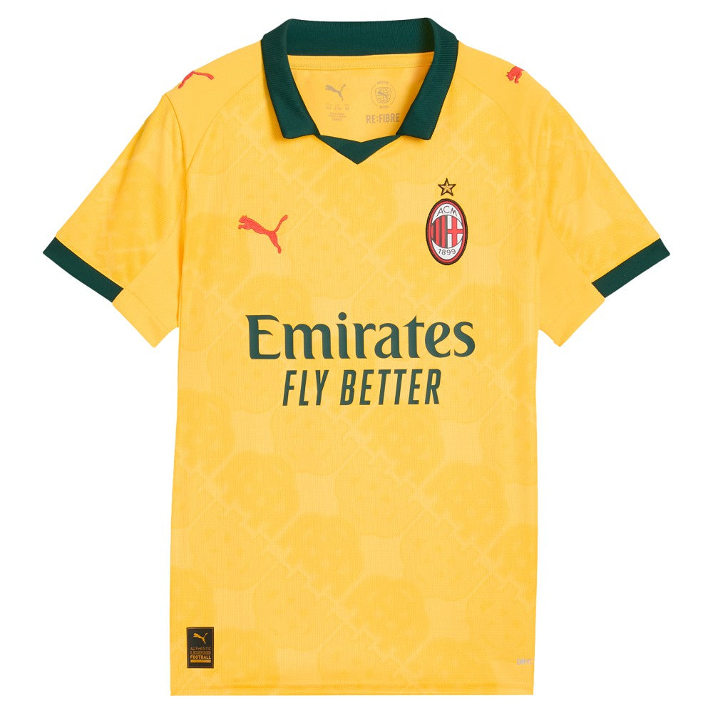 AC Milan Youth 2025/26 Third Replica Jersey on sale - Yellow 